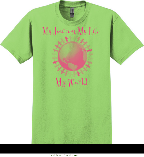 Troop
18336 My World My Journey, My Life T-shirt Design 