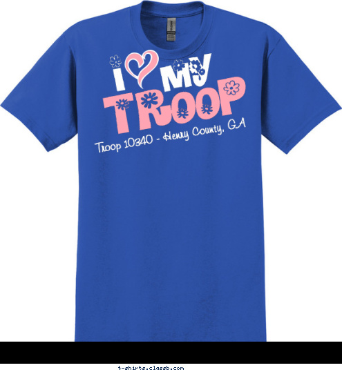 Troop 10340 - Henry County, GA TROOP my I T-shirt Design 