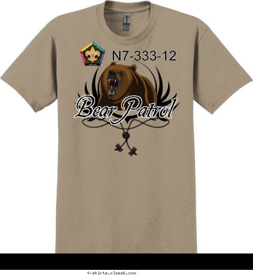 N7-333-12 Bear Patrol T-shirt Design 