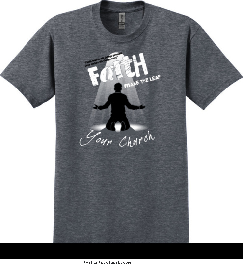 Your Church MAKE THE LEAP T-shirt Design 