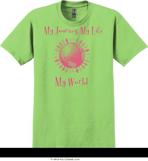 Clynes Troop
18336 My World My Journey, My Life T-shirt Design 