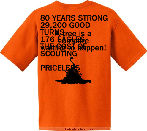 New Text New Text New Text New Text Your text here! TROOP 41 
lANDISVILLE PA A tree is a campfire
waiting to happen! A tree is a campfire
waiting to happen! A tree is a campfire
waiting to happen! 80 YEARS STRONG
29,200 GOOD TURNS
176 EAGLES
THE COST OF SCOUTING

PRICELESS T-shirt Design 