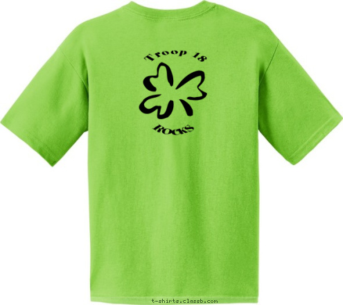 ROCKS Troop 18 Live the Law Honor the Promise T-shirt Design 