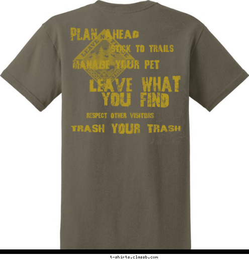 ON THE TRAIL TO THE ARROW OF LIGHT Trash Your Trash Respect Other Visitors Leave What 
You Find Manage Your Pet Stick To Trails Plan Ahead West Cobb, GA PACK 353 T-shirt Design Pack353 Final ver3