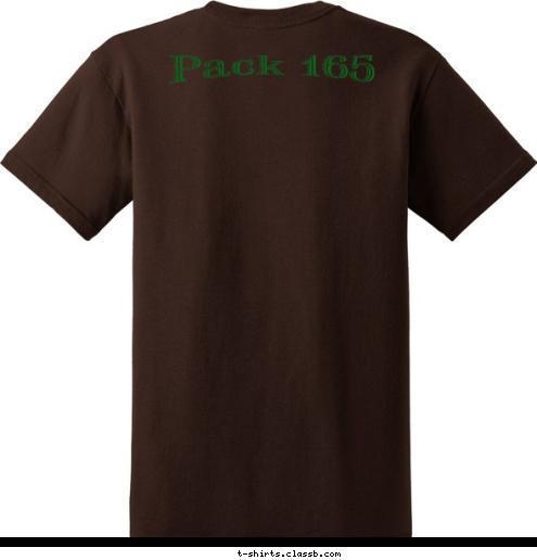 Pack 165 Pack 165 T-shirt Design 