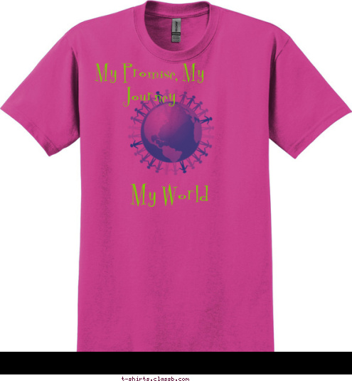 Troop
18336 My World My Promise, My Journey T-shirt Design 