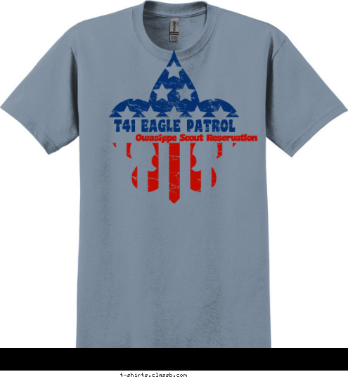 Owasippe Scout Reservation T41 EAGLE PATROL T-shirt Design 