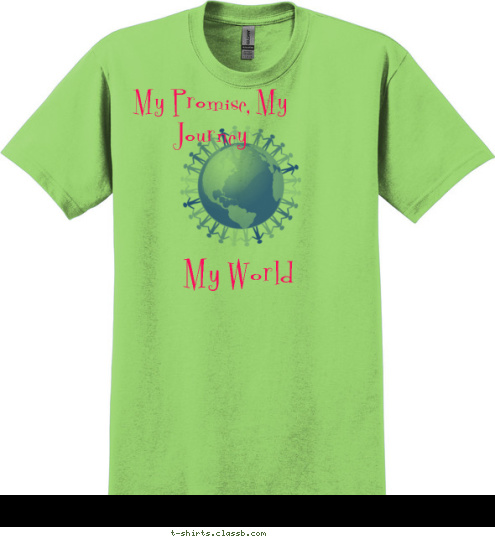 Troop
18336 My World My Promise, My Journey T-shirt Design 