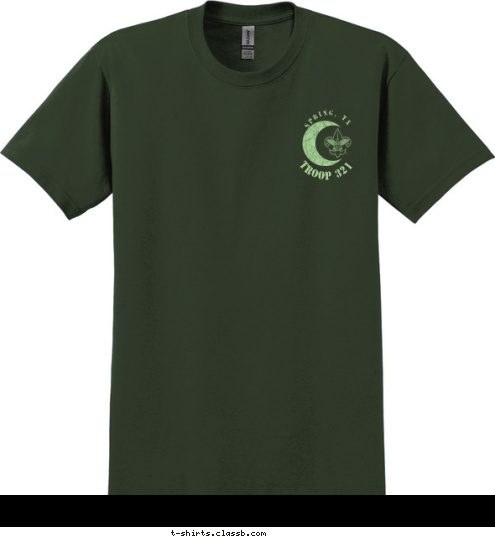 Troop 321 Spring, TX  Words To live by Scout is

 Trustworthy Loyal Helpful

 Friendly Courteous Kind 

Obedient Cheerful Thrifty 

Brave Clean and Reverent T-shirt Design Crescent_2