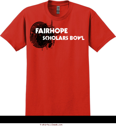 REAL MEN OF GENIUS FAIRHOPE SCHOLARS BOWL T-shirt Design 