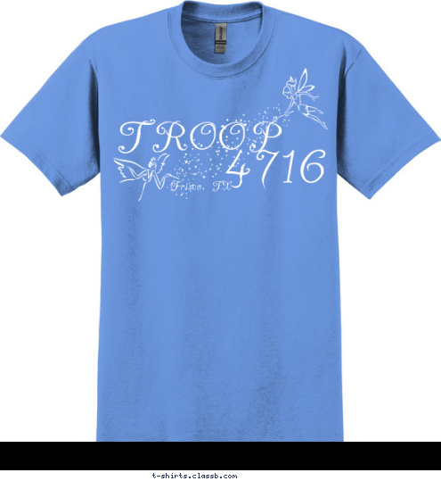 Frisco, TX 4716 TROOP T-shirt Design 4716 Fairy Dust