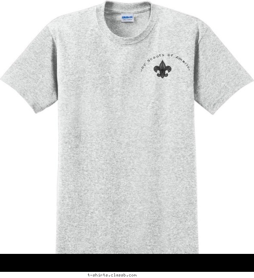 Troop 231 New Text Troop 231 Boy Scouts of America T-shirt Design 