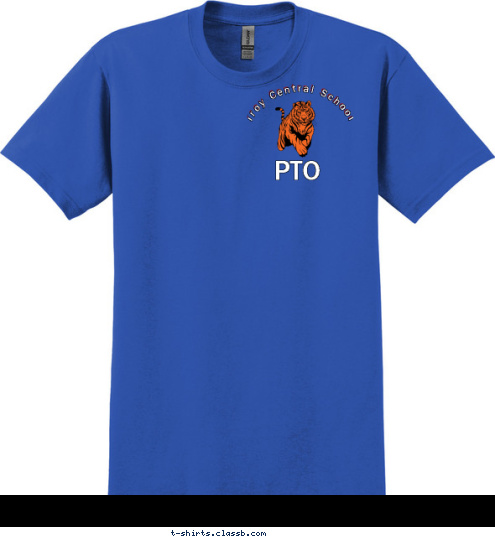 PTO Troy Central School T-shirt Design 