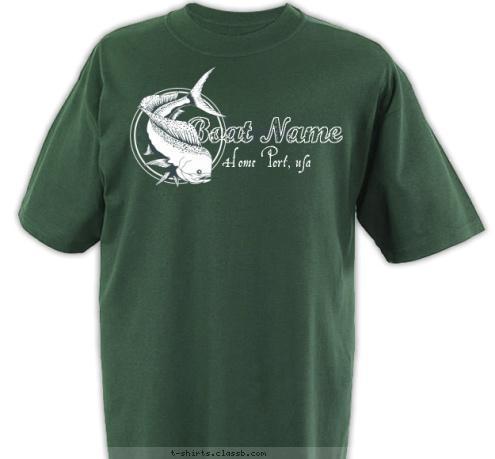 Home Port, usa Boat Name Boat Name T-shirt Design sp1788