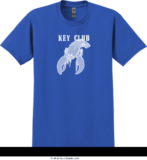 New Text key club T-shirt Design 