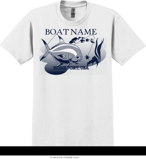 BOAT NAME HOME PORT, USA HOME PORT, USA T-shirt Design SP1789