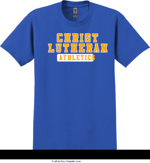 christ lutheran athletics T-shirt Design 