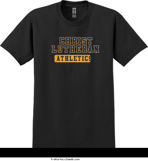 christ lutheran athletics T-shirt Design 