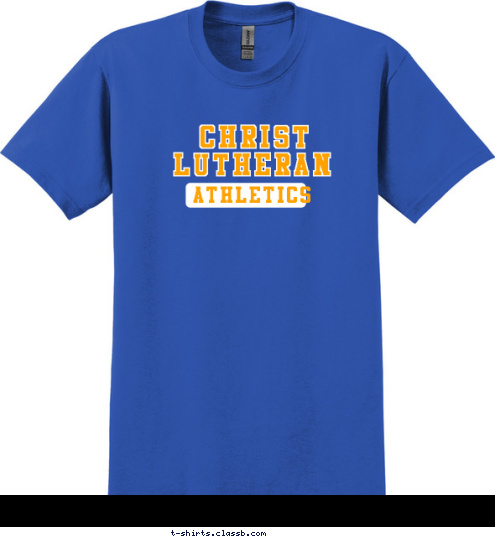 christ lutheran athletics T-shirt Design 