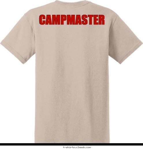 CAMPMASTER T-shirt Design 