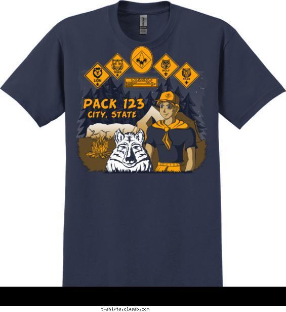 cub scout pack t shirts