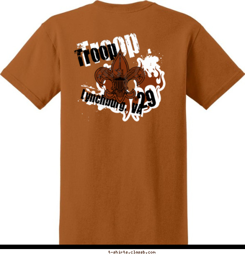 Troop 29 Lynchburg, VA Troop 29 T-shirt Design 