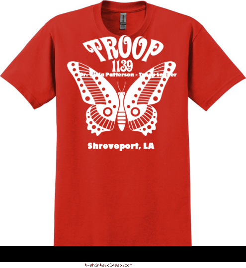 Dr. Viola Patterson - Troop Leader 1139
 Shreveport, LA   T-shirt Design Girl Scout Troop 1139