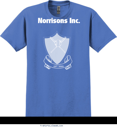 EST. 2005 Norrisons Inc. T-shirt Design 