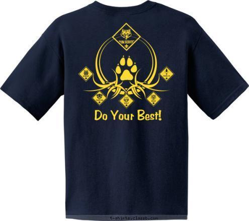 Do Your Best! Cub Scout Pack 199
McGuire AFB, NJ T-shirt Design CubScoutPack199