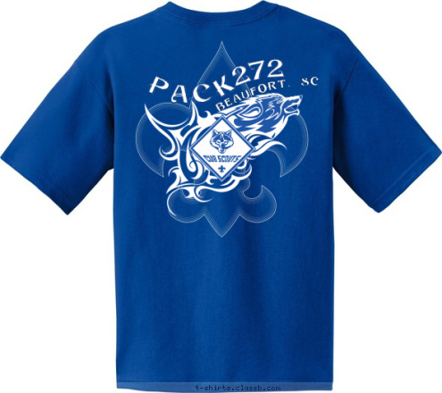 Beaufort, SC Pack 272 Beaufort, SC 272 PACK T-shirt Design 