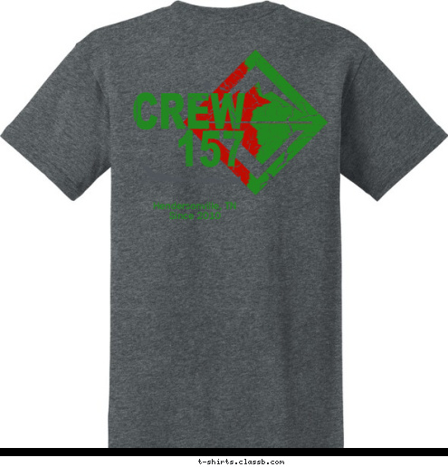 Hendersonville, TN
Since 2010 CREW
157 T-shirt Design 