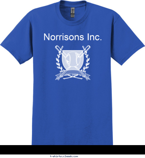 EST. 2009 Norrisons Inc. T-shirt Design 