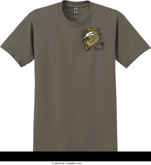 Troop 198 Odenville, AL Boy Scouts
 of America T-shirt Design 