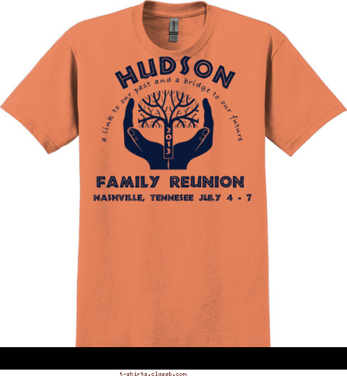 It's a HUDSON thing you just wouldn't understand Family Reunion Nashville, Tennesee July 4 - 7 
 2
0
1
3 HUDSON a link to our past and a bridge to our future T-shirt Design 