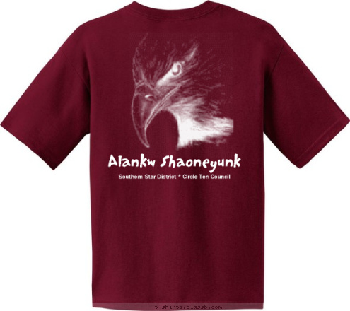 Alankw Shaoneyunk Mikanakawa
101 Southern Star District * Circle Ten Council T-shirt Design 