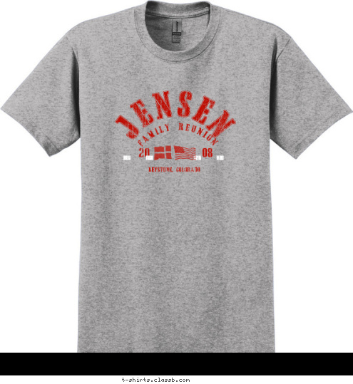 JENSEN 08 20 KEYSTONE, COLORADO FAMILY REUNION T-shirt Design 