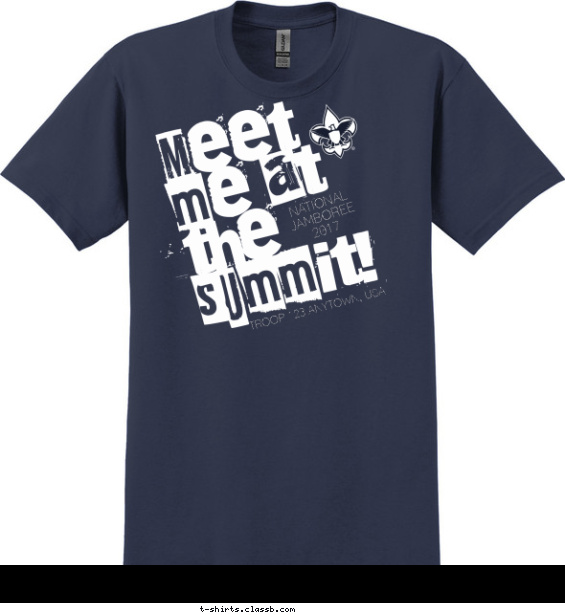 Meet me at the Summit! T-shirt Design