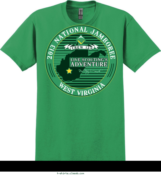 West Virginia Jamboree T-shirt Design