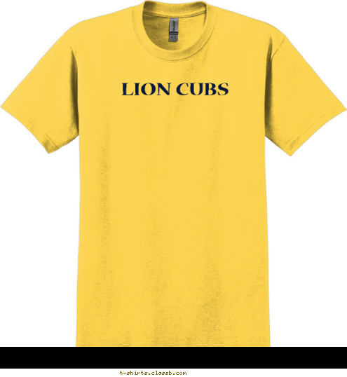 LION CUBS T-shirt Design 