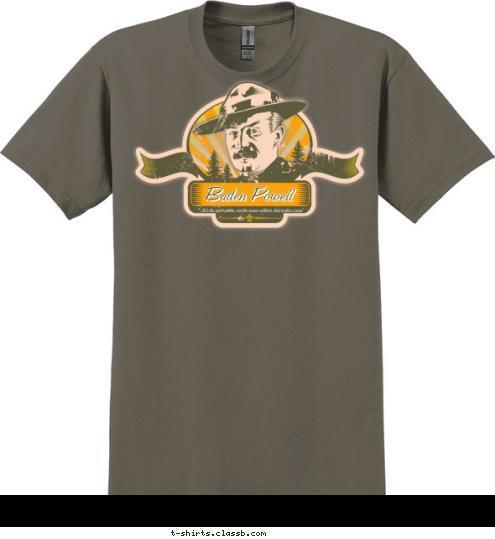 Baden Powell T-shirt Design SP4333