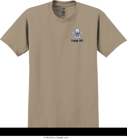 Troop 101 2013 Wrightwood, CA Boy Scouts of America Troop 101 Mountain High T-shirt Design 