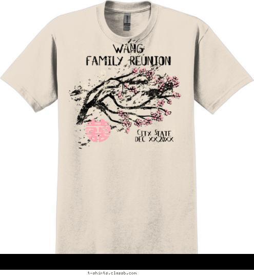 ANYTOWN, USA
DEC 10,2012 WANG  
FAMILY REUNION T-shirt Design sp1836