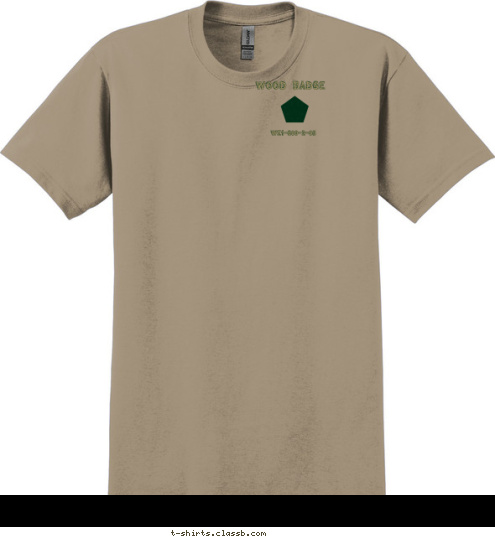 Your text here! Wood Badge WE1-609-2-08 T-shirt Design 