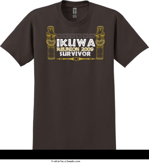 SURVIVOR Ikuwa REUNION 2009 T-shirt Design ikuwa survivor