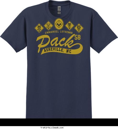 TM NC Asheville, 58 Emmanuel Lutheran T-shirt Design 