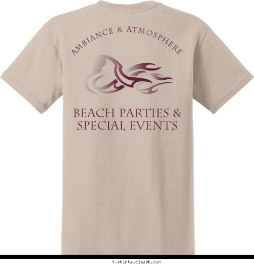 Ambiance & Atmosphere Ambiance & Atmosphere New Text Beach Parties & Special Events Ambiance & Atmosphere  Ambiance & Atmosphere T-shirt Design 