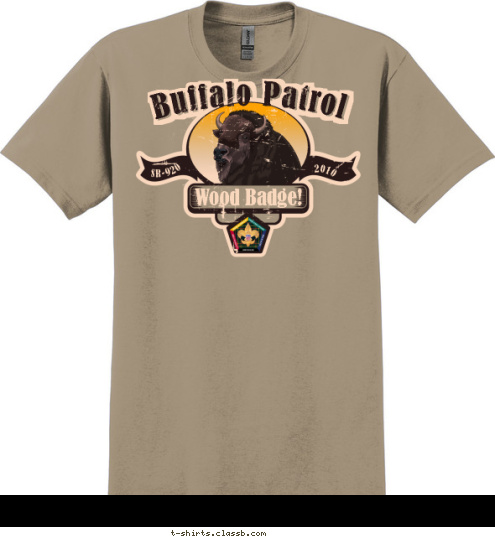 -11-1 SR-920 Wood Badge! Buffalo Patrol 2010 Buffalo Patrol T-shirt Design 