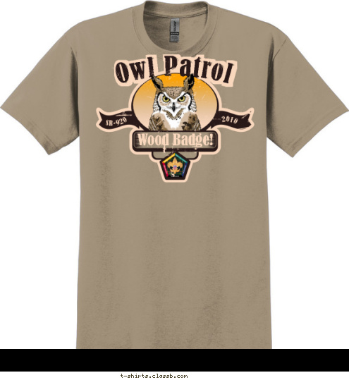 Wood Badge! Owl Patrol SR-920 2010 Owl Patrol T-shirt Design 