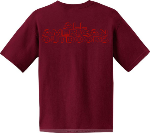 All American Outdoors BOY SCOUTS Schuylkill Haven , PA TROOP 625 T-shirt Design 