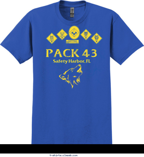 Safety Harbor, FL PACK 43
 T-shirt Design 